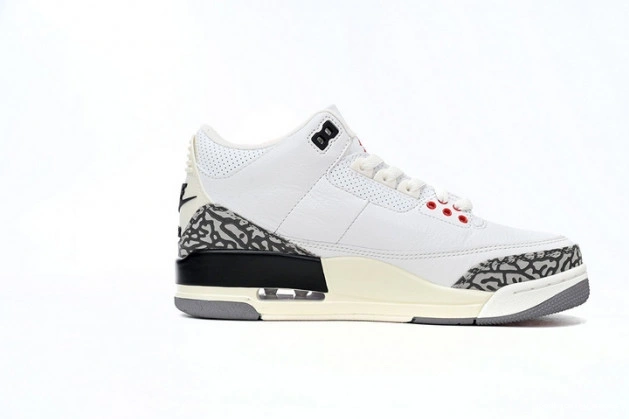 Cheap Jordan White Reimagined DN3707-100 Retro 3 Cement 0816
